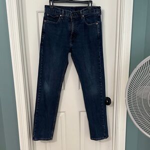 Levi's Men's Straight Jeans in Dark Blue